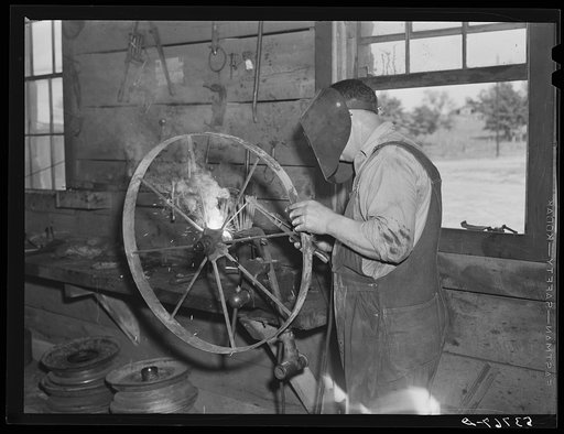 Blacksmith shop. Community service center, Faulkner County, Centerville, Arkansas (see general caption)