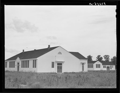 School and community buildings on La Delta Project. Thomastown, Louisiana