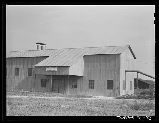 Cotton gin on Transylvania Project, Louisiana