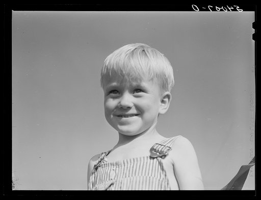 Son of one of project families. Transylvania Project, Louisiana
