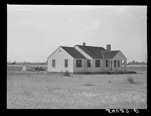 The teacherage on Transylvania Project, Louisiana