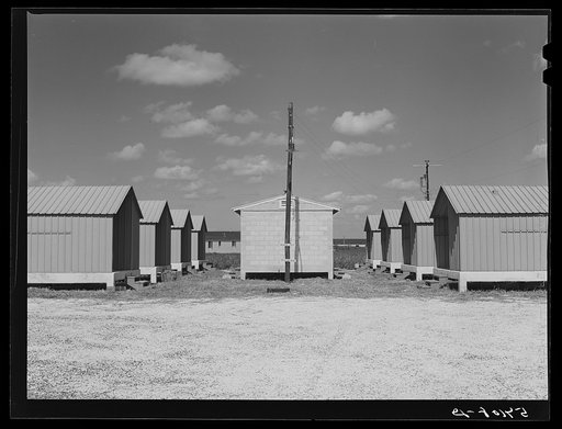 Isolation unit for contagious diseases at Osceola migratory labor camps. Belle Glade, Florida