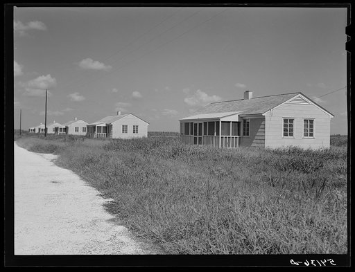 Untitled photo, possibly related to: Labor home for agricultural workers in Okeechobee migratory labor camp. Belle Glade, Florida