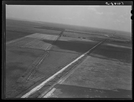 Aerial view near Belle Glade, Florida