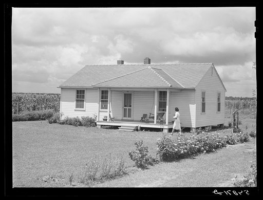 Nurse making a home visit to see one of the project families. Terrebonne Project, Schriever, Louisiana