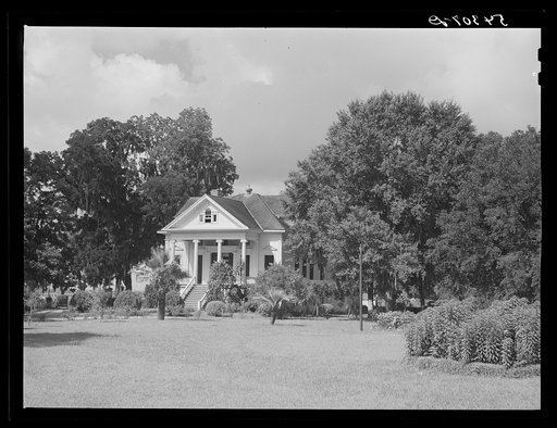 Project office, formerly plantation home. Terrebonne Project, Schriever, Louisiana