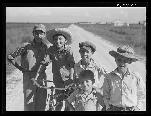 Untitled photo, possibly related to: Cajun children on Terrebonne Project. Schriever, Louisiana