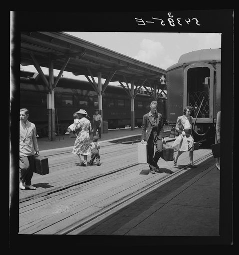 Passengers leaving station in northwestern Florida