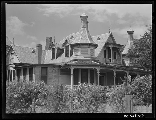Melrose, Natchitoches Parish, Louisiana. Main house on old cotton plantation "Chopin"