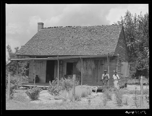 Bayou Bourbeaux plantation operated by Bayou Bourbeaux farmstead association, a cooperative established through the cooperation of the FSA (Farm Security Administration)