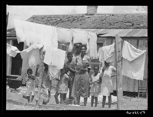 Untitled photo, possibly related to: Bayou Bourbeaux plantation operated by Bayou Bourbeaux farmstead association, a cooperative established through the cooperation of the FSA (Farm Security Administration