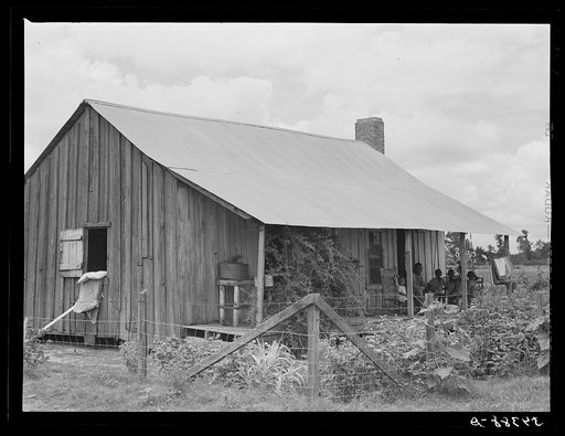 Bayou Bourbeaux plantation operated by Bayou Bourbeaux farmstead association, a cooperative established through the cooperation of the FSA (Farm Security Administration)