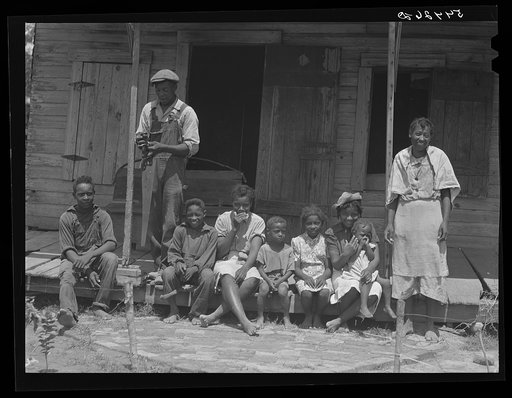 Bayou Bourbeaux Plantation operated by Bayou Bourbeaux farmstead association, a cooperative established through the cooperation of the FSA (Farm Security Administration)