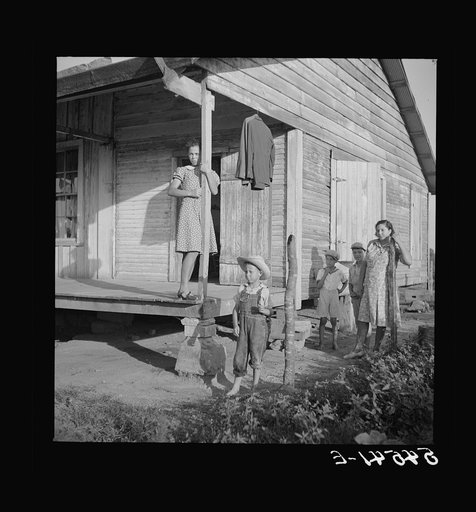 Untitled photo, possibly related to: Mulattoes' home on Melrose cotton plantation owned by John Henry. Melrose, Louisiana