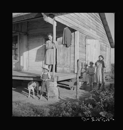 Untitled photo, possibly related to: Mulattoes' home on Melrose cotton plantation owned by John Henry. Melrose, Louisiana