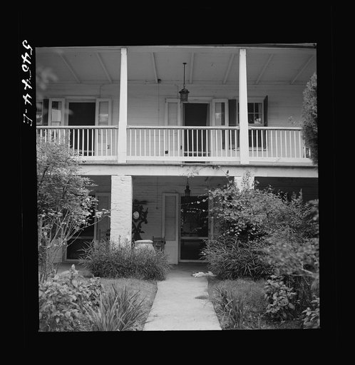 Melrose, Natchitoches Parish, Louisiana. Main house on the John Henry Cotton Plantation, which was built by mulattoes .. .Metoyier, and purchased by J.H. Henry in 1883. Originally called Yucca plantation (from Spanish). See general caption