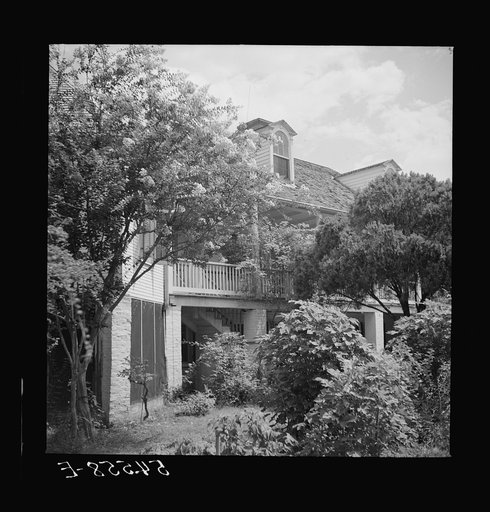 Melrose, Natchitoches Parish, Louisiana. Main house on the John Henry cotton plantation, which was built by mulatto Augustin Metoyier for his son Louis. It was originally called Yucca Plantation (from Spanish). See general caption