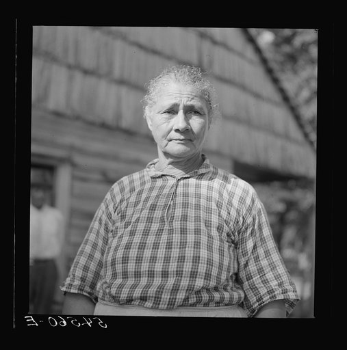 Melrose, Natchitoches Parish, Louisiana. One of the French mulatto colony near John Henry cotton plantation. See general caption. Zeline Rocque