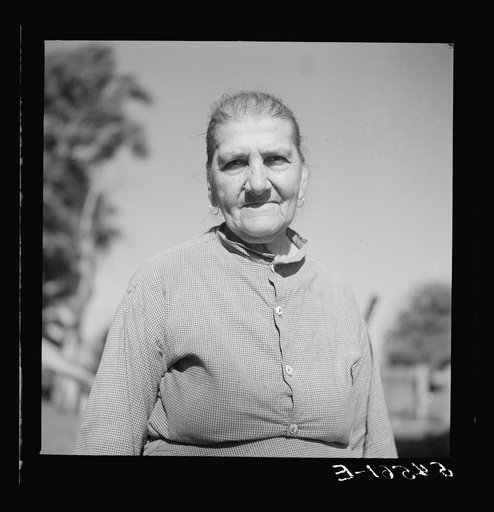 Melrose, Natchitoches Parish, Louisiana. One of the old French mulatto colony in this cotton plantation region. One of the Rocque family (see general caption)