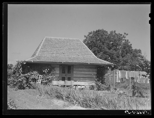 Melrose, Natchitoches Parish, Louisiana. Old wash house built by mulattoes, now a part of the John Henry cotton plantation