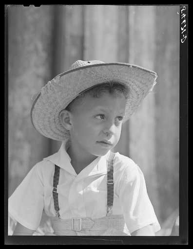 Untitled photo, possibly related to: Melrose, Natchitoches Parish, Louisiana. Son of mulatto servant on John Henry cotton plantation