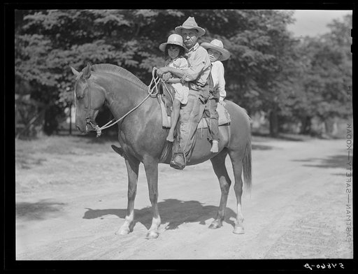 Melrose, Natchitoches Parish, Louisiana. Going to crossroads store for supplies in cotton plantation area