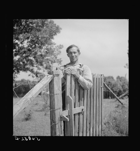 One of the mulattoes who works on the John Henry Plantation and is very skilled in woodwork, weaving and crafts. Melrose, Natchitoches-Parish, Louisiana
