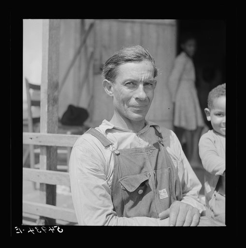One of the mulattoes who works on the John Henry Plantation and is very skilled in woodwork, weaving and crafts. Melrose, Natchitoches-Parish, Louisiana