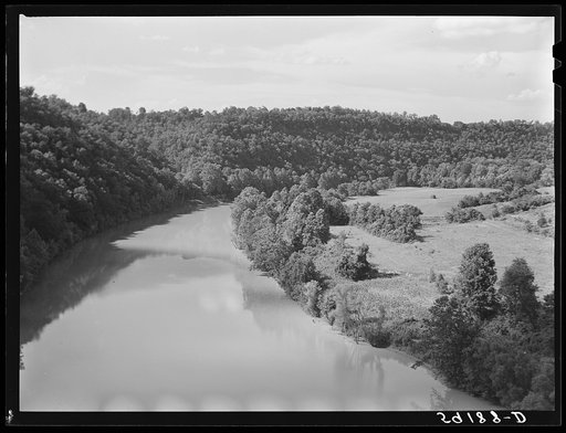River near Harrodsburg, Kentucky [sic