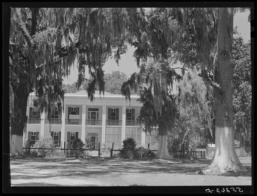 Untitled photo, possibly related to: Old Jackson Plantation home, owned by a sugarcane planter. Schriever, Louisiana