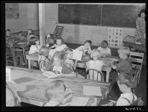 Untitled photo, possibly related to: One-room school in Breathitt County, Kentucky