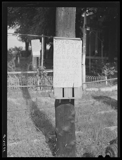 Untitled photo, possibly related to: Signs in front of home near Anchorage, Kentucky