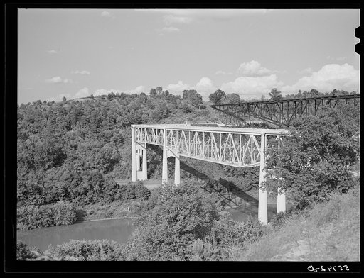 New bridge near Harrodsburg, Kentucky