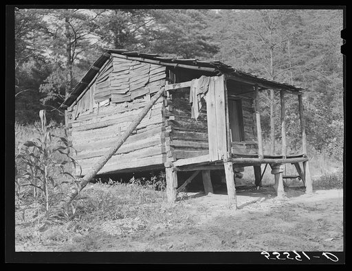 Mountaineer's cabin near Jackson, Breathitt County, Kentucky