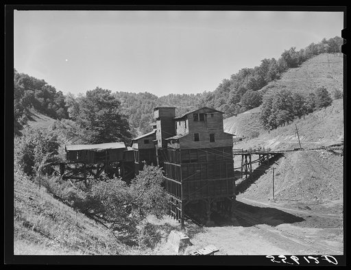 Abandoned coal trestle, Kentucky, near Chavies