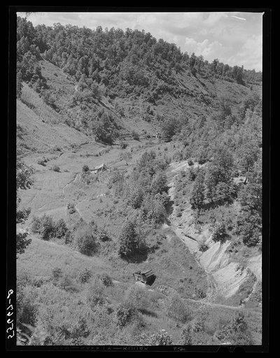 Character of the land in mountain sections of Kentucky