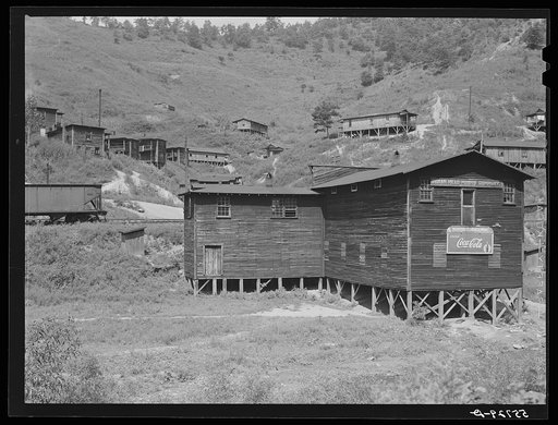 Mining company town and homes near Hazard, Kentucky