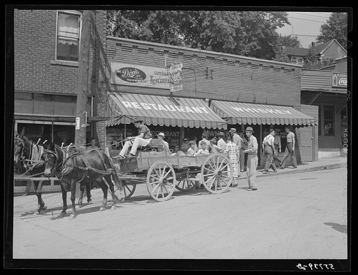 Selling watermelons on Saturdays and court day in Jackson. Breathitt County, Kentucky