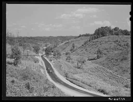 Highway near Campton, Kentucky
