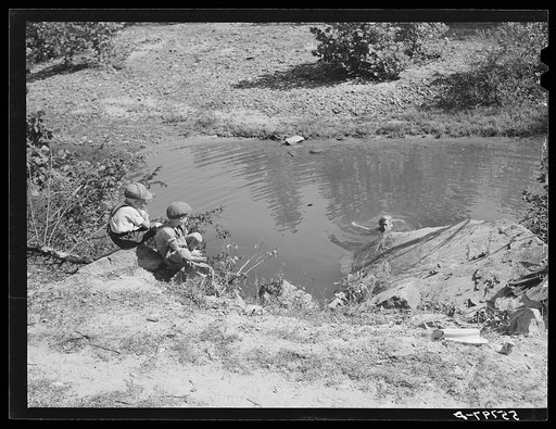 Old swimming hole up South Fork, Breathitt. County, Kentucky