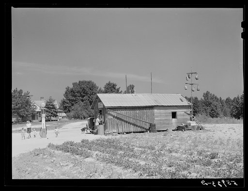 Store and gas station. Chatham County, North Carolina