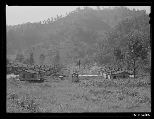 Untitled photo, possibly related to: Mining town in Virgie in eastern Kentucky mountains