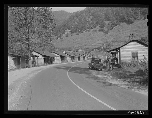 Company homes in mining town. Virgie, Kentucky