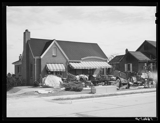 Untitled photo, possibly related to: After a fire in Yanceyville home. Caswell County, North Carolina