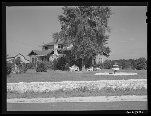 Untitled photo, possibly related to: Home of white owner. Caswell County, North Carolina