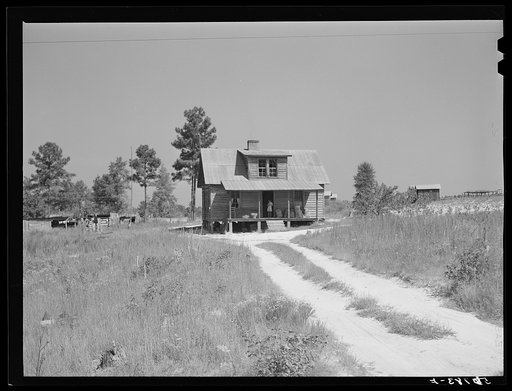 Farmhouse on Highway 64 east of Seaforth. Chatham County, North Carolina