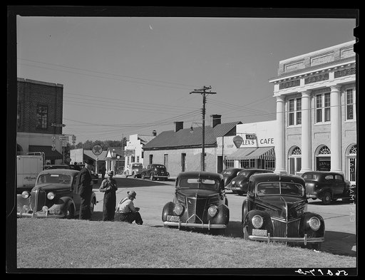 Center of town. Yanceyville, Caswell County, North Carolina