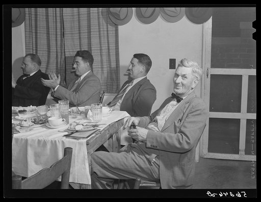 Untitled photo, possibly related to: Rotary Club dinner and meeting in Yanceyville. Caswell County, North Carolina