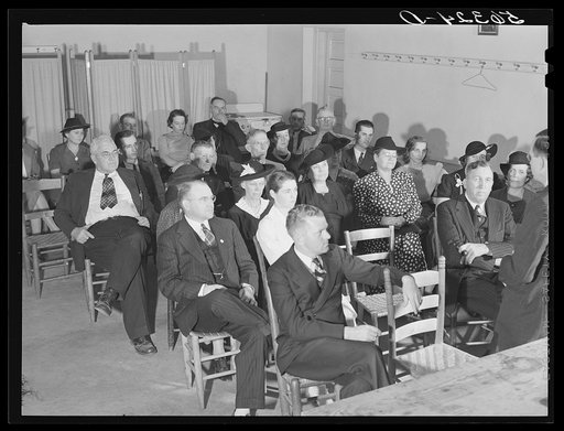 Untitled photo, possibly related to: Health meeting with representatives from all local community groups and organizations. Doctors, nurses and government divisions. Yanceyville, Caswell County, North Carolina