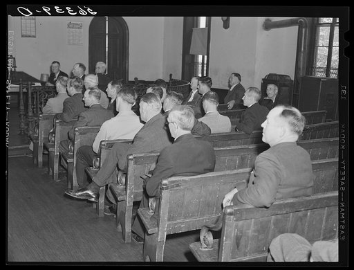 Untitled photo, possibly related to: County land use planning committee meeting in courthouse. Yanceyville, Caswell County, North Carolina